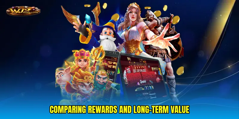 Comparing rewards and long-term value